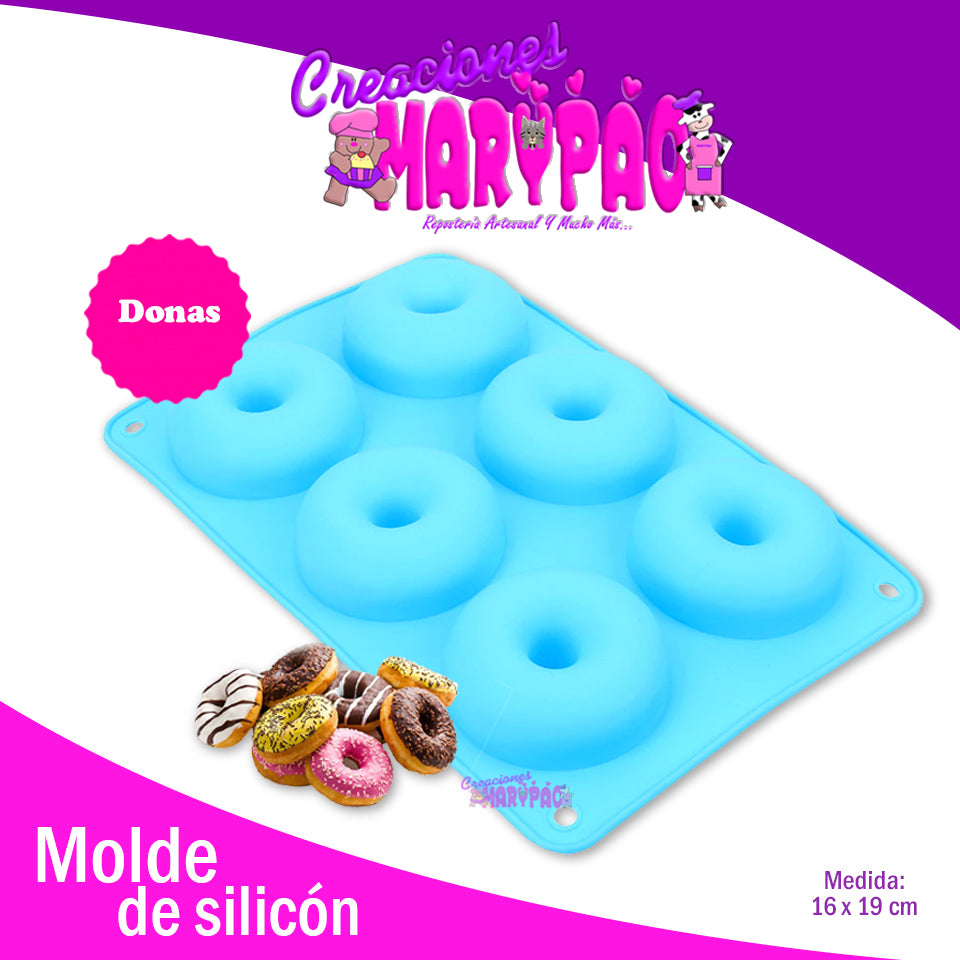 Molde De Silicón Para Dona - Creaciones Marypao