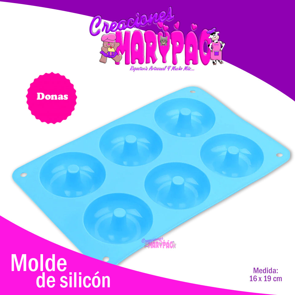 Molde De Silicón Para Dona - Creaciones Marypao