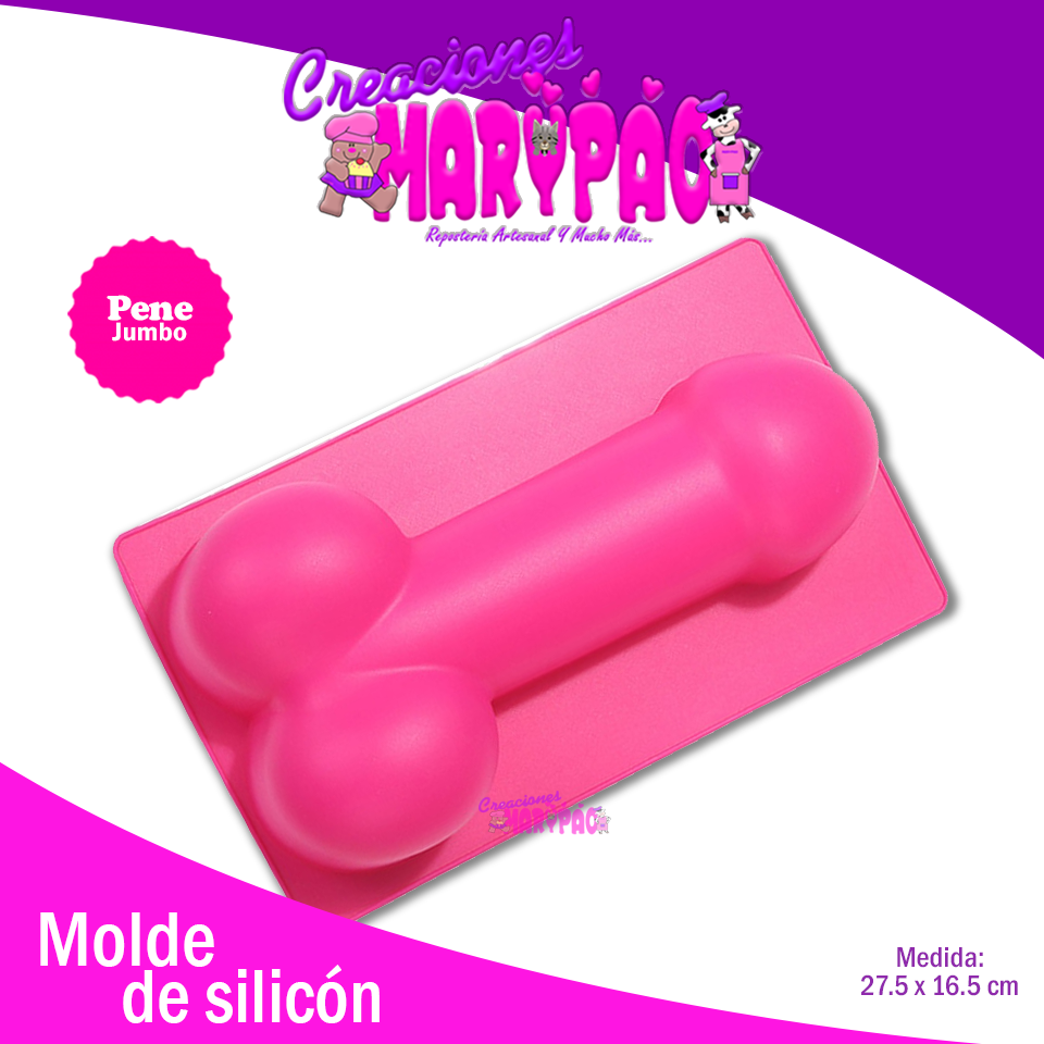 Molde De Silicón Pene Grande - Creaciones Marypao