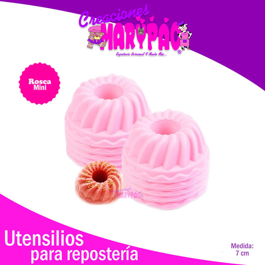 Moldes De Silicón Roscas Mini Gelatinas Bocadillos