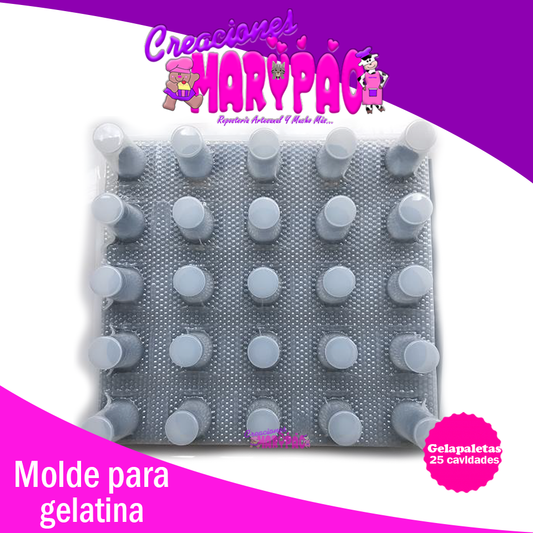 Molde Para Gelapaletas 25 cavidades - Creaciones Marypao