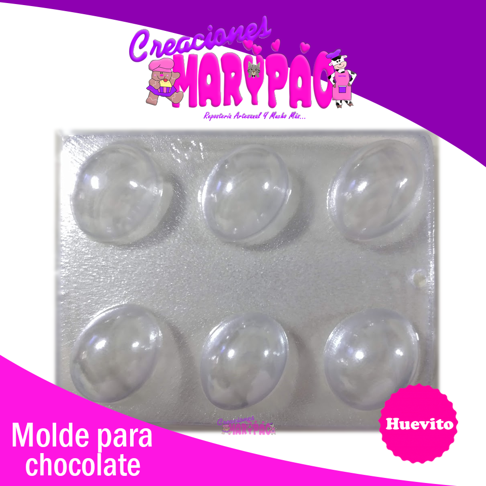 Molde Para Huevito Chocolate - Creaciones Marypao