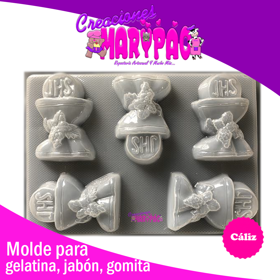 Molde Caliz  Gelatina Jabon - Creaciones Marypao