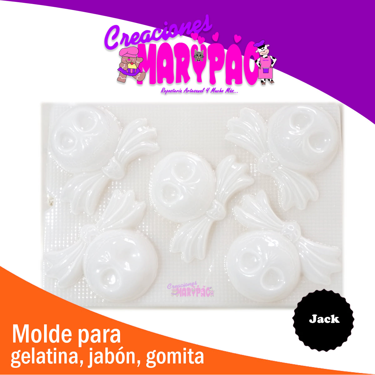 Molde Jack Halloween - Creaciones Marypao