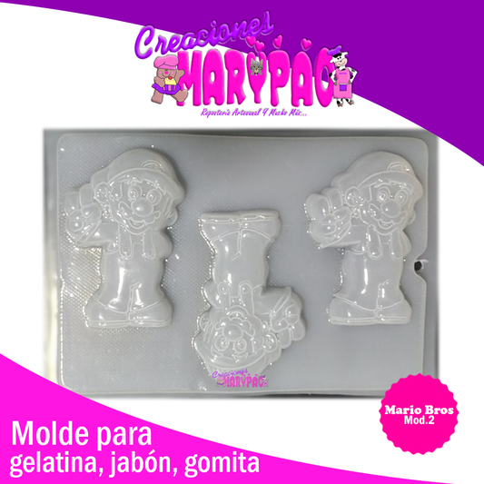 Molde Mario Videojuegos  M2 - Creaciones Marypao