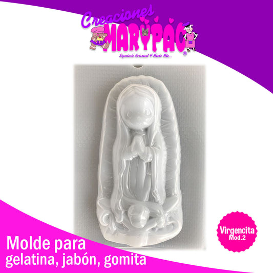 Molde Virgen Para Gelatina Figuras de Yeso Mod.2