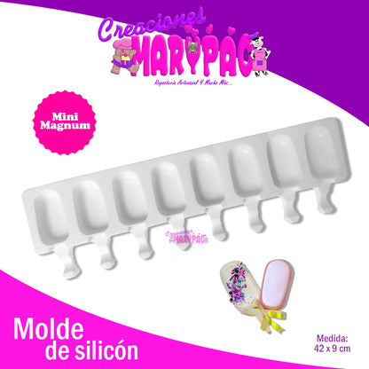 Molde De Silicón Mini Magnum - Creaciones Marypao