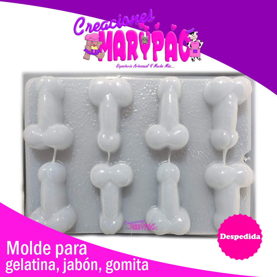 Molde Despedida De Soltera Para Gelatina Jabón - Creaciones Marypao