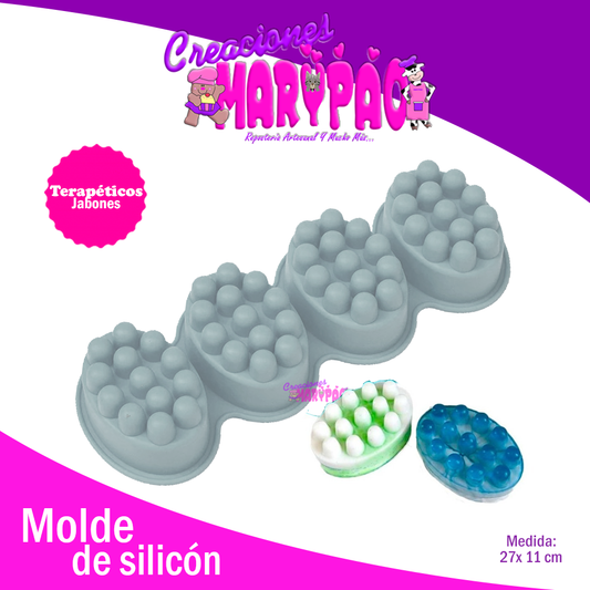 Molde De Silicon Jabón Terapéutico - Creaciones Marypao