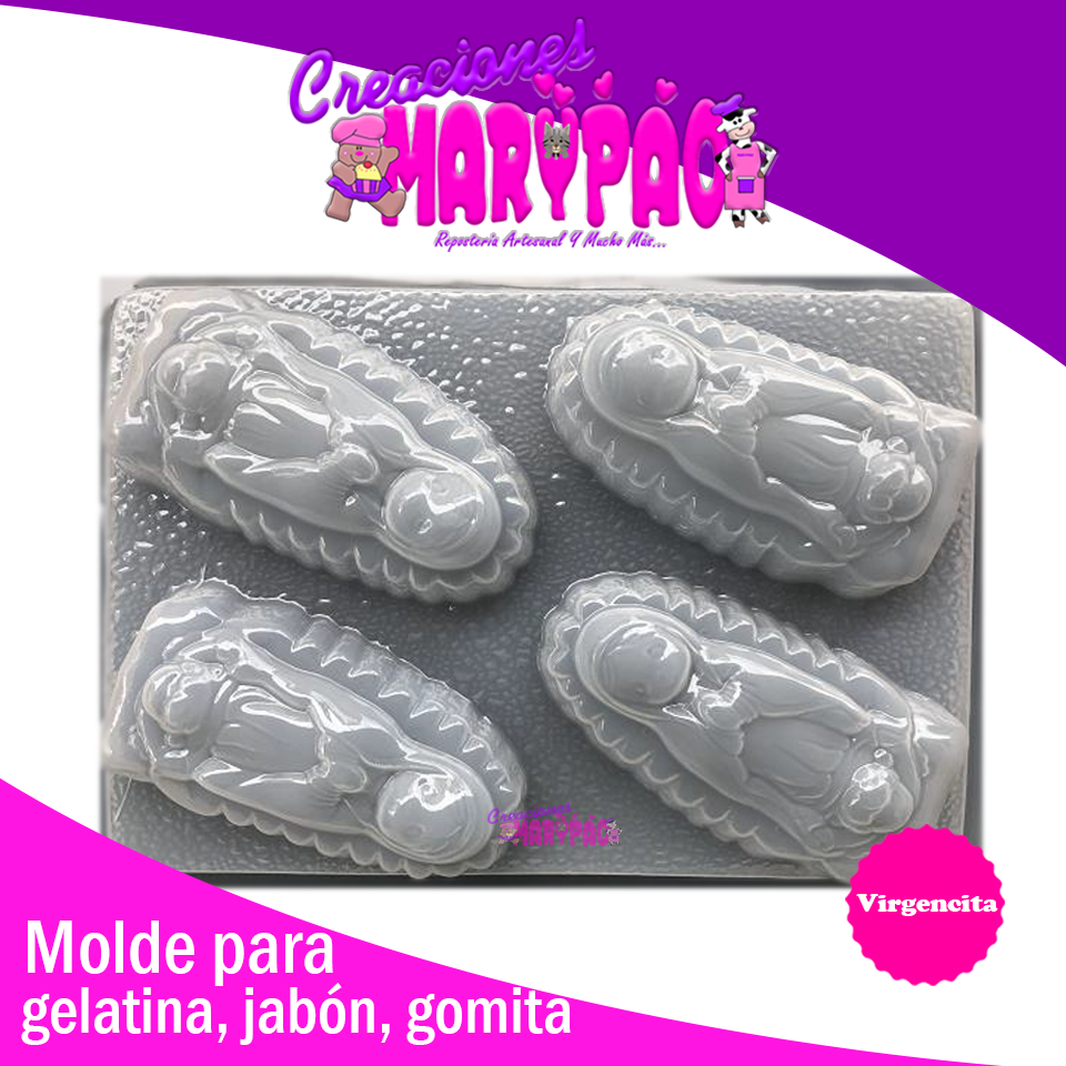 Molde Virgen Gelatina Jabon - Creaciones Marypao