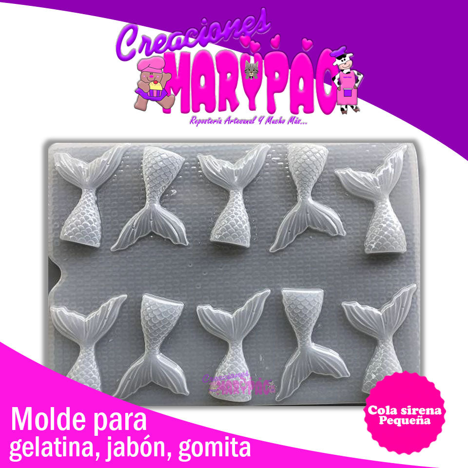Molde Cola Sirena Mod.2 - Creaciones Marypao