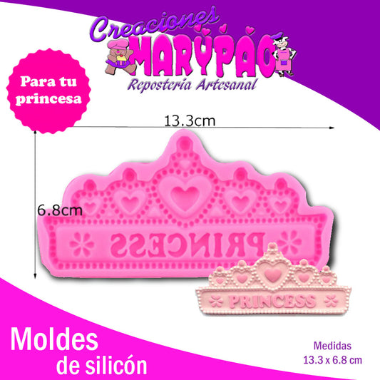 Molde De Silicón Corona - Creaciones Marypao