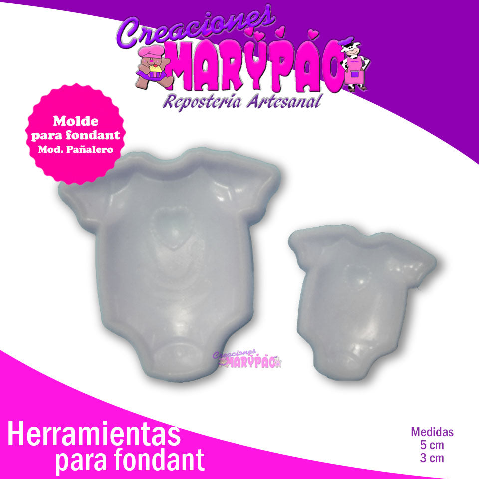 Moldes Pañalero Para Fondant - Creaciones Marypao