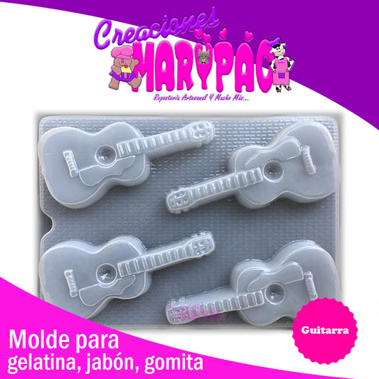 Molde Guitarra Coco Mod.1 - Creaciones Marypao