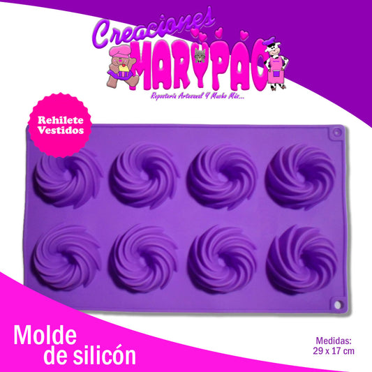 Molde De Silicón Rehiletes Vestidos - Creaciones Marypao