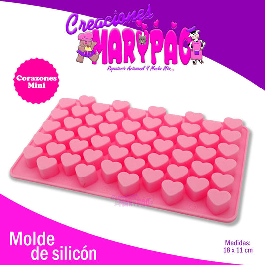 Molde Corazones Mini - Creaciones Marypao