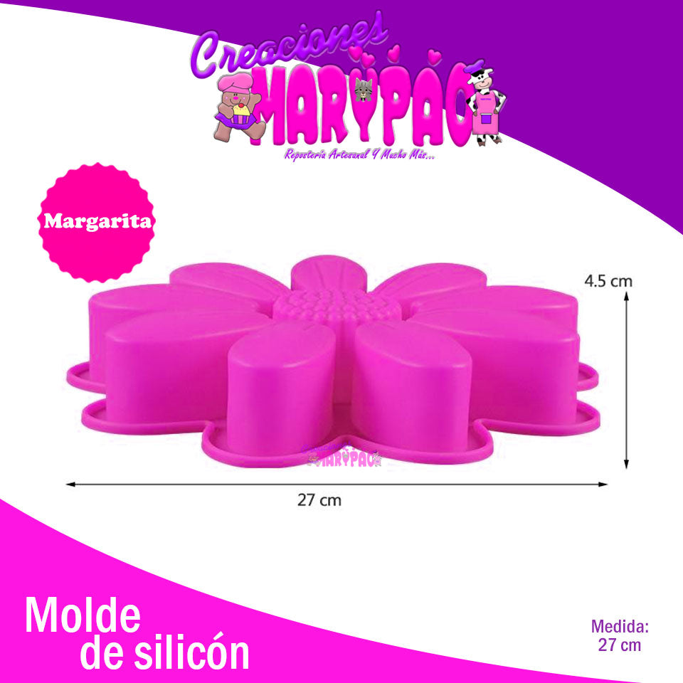 Molde Silicón Margarita - Creaciones Marypao