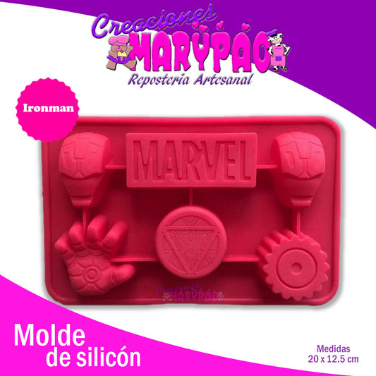 Molde Silicón Súperhéroes - Creaciones Marypao