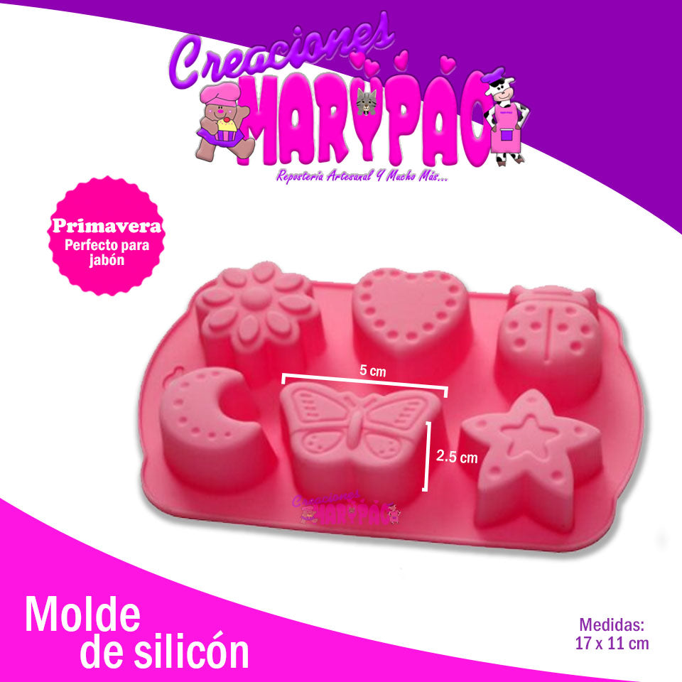 Molde De Silicón Primavera Mod.1