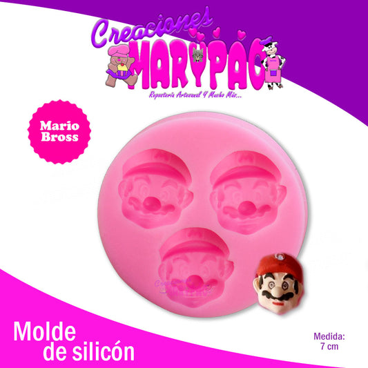 Molde De Silicón Videojuego - Creaciones Marypao