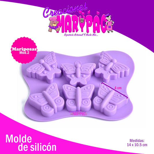 Molde Silicón Mariposas Mod.2 - Creaciones Marypao