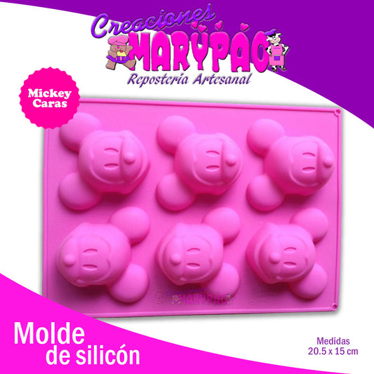 Molde Silicón Ratón Personajes - Creaciones Marypao
