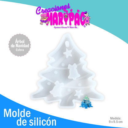 Moldes De Silicón Esferas De Navidad 4 pzas