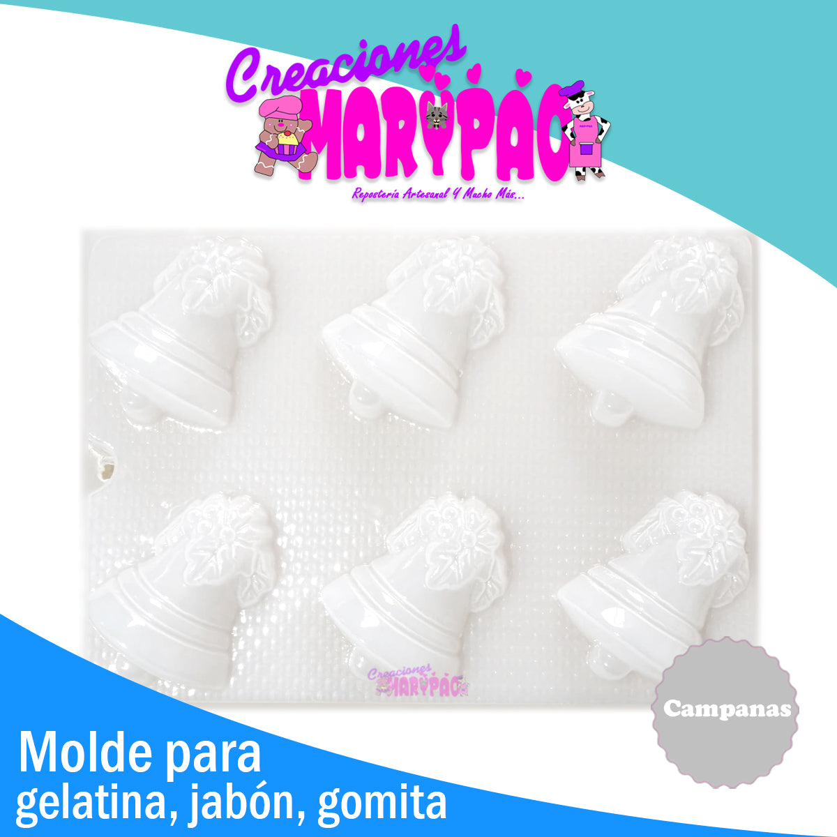 Molde Campana Navidad – Creaciones Marypao