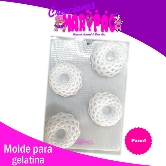 Molde Para Gelatinas Individuales Mod.1 Panal 3D