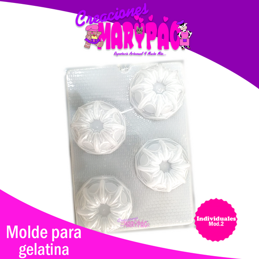 Molde Para Gelatinas Individuales Mod.2 Rosca