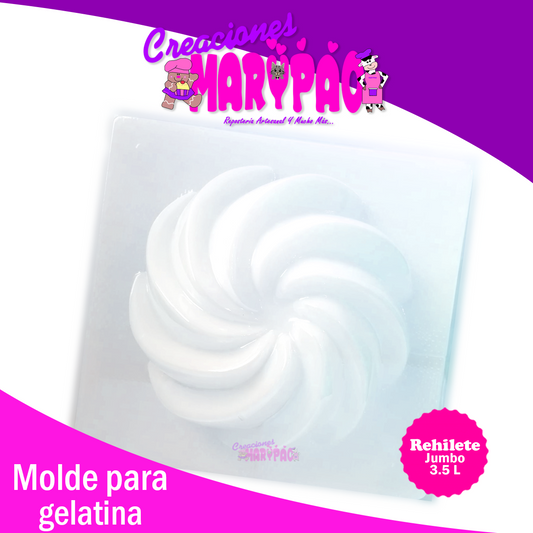 Molde Para Gelatina Rehilete Jumbo 3.5L - Creaciones Marypao