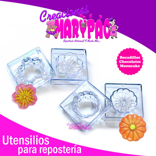 Moldes Policarbonato Chocolates Rellenos Bocadillos Cakepop - Creaciones Marypao