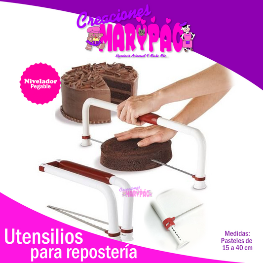 Nivelador Pegable Para Pasteles Rebanador Reposteria - Creaciones Marypao
