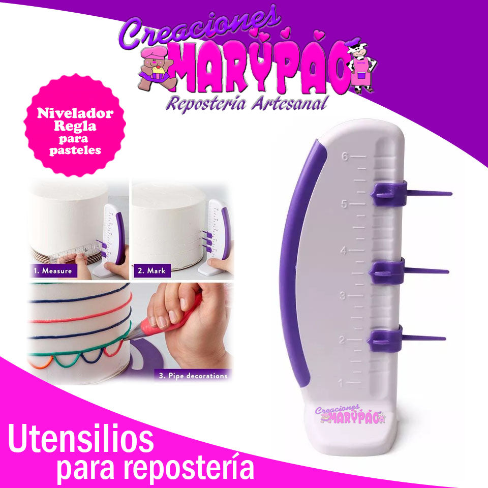 Nivelador Regla Para Pasteles - Creaciones Marypao