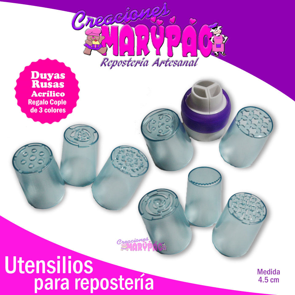 Paquete Duyas Rusas Acrílico Mod. 1 - Creaciones Marypao