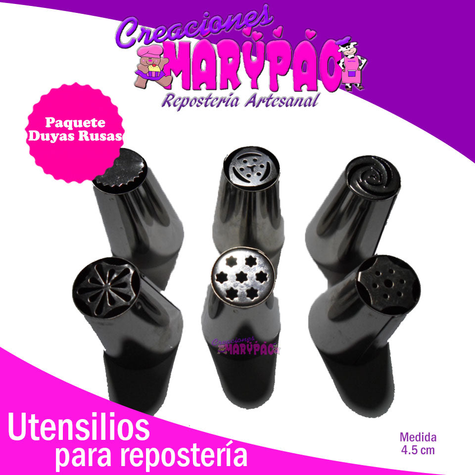 Paquete 6 Duyas Rusas Chicas Mod.2 - Creaciones Marypao