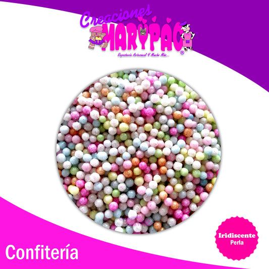 Perla Comestible Iridiscente Para Cupcakes, Galletas, Etc.