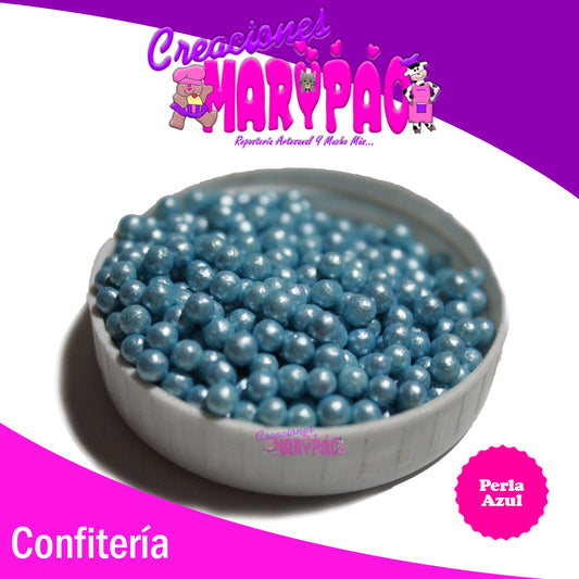 Perla Comestible Azul Confitería - Creaciones Marypao