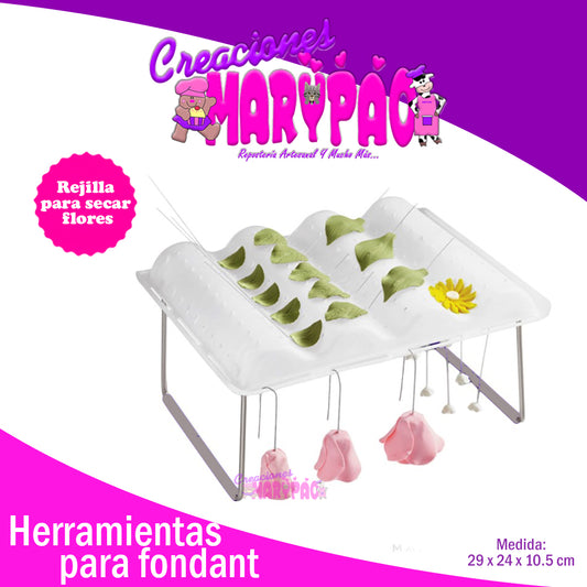 Rejilla Para Secar Flores Fondant - Creaciones Marypao