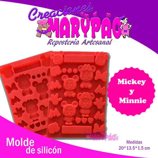 Molde Silicón Personajes - Creaciones Marypao