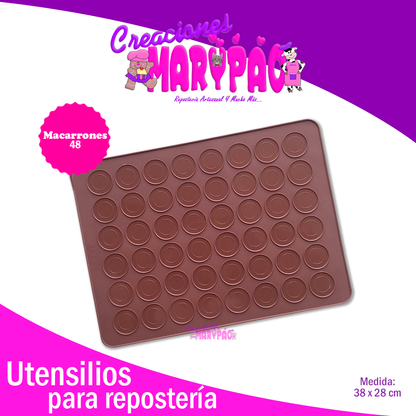 Tapete De Silicón Para Macarrones (48) - Creaciones Marypao