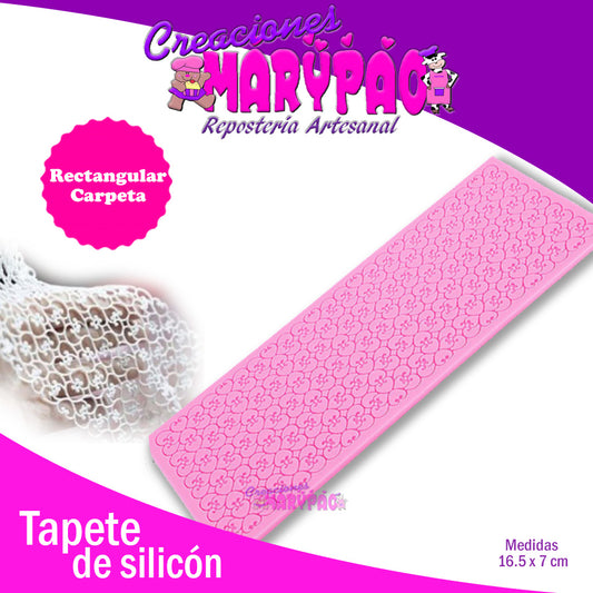 Tapete Silicón Carpeta Mod.1 Encaje De Azúcar - Creaciones Marypao